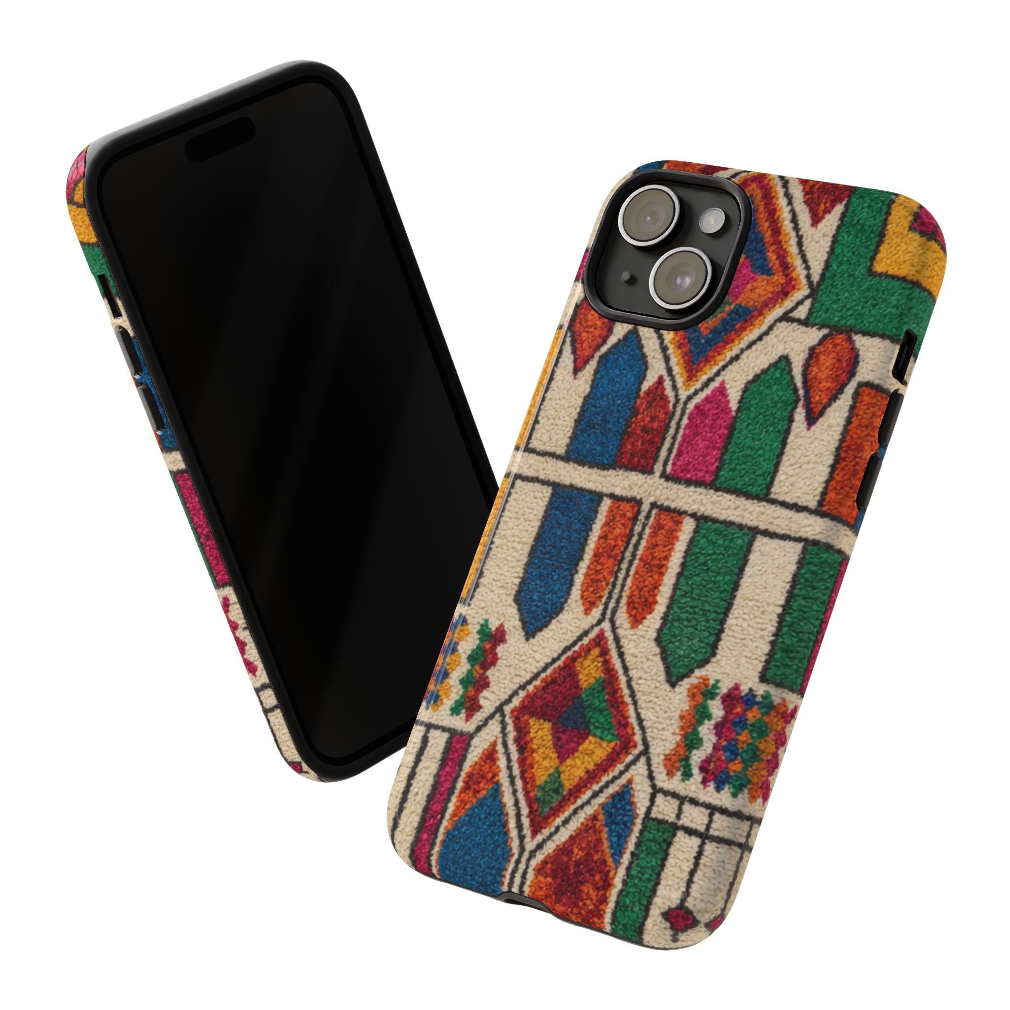 Colorful Moroccan Berber Pattern Phone Case | Tough Cases
