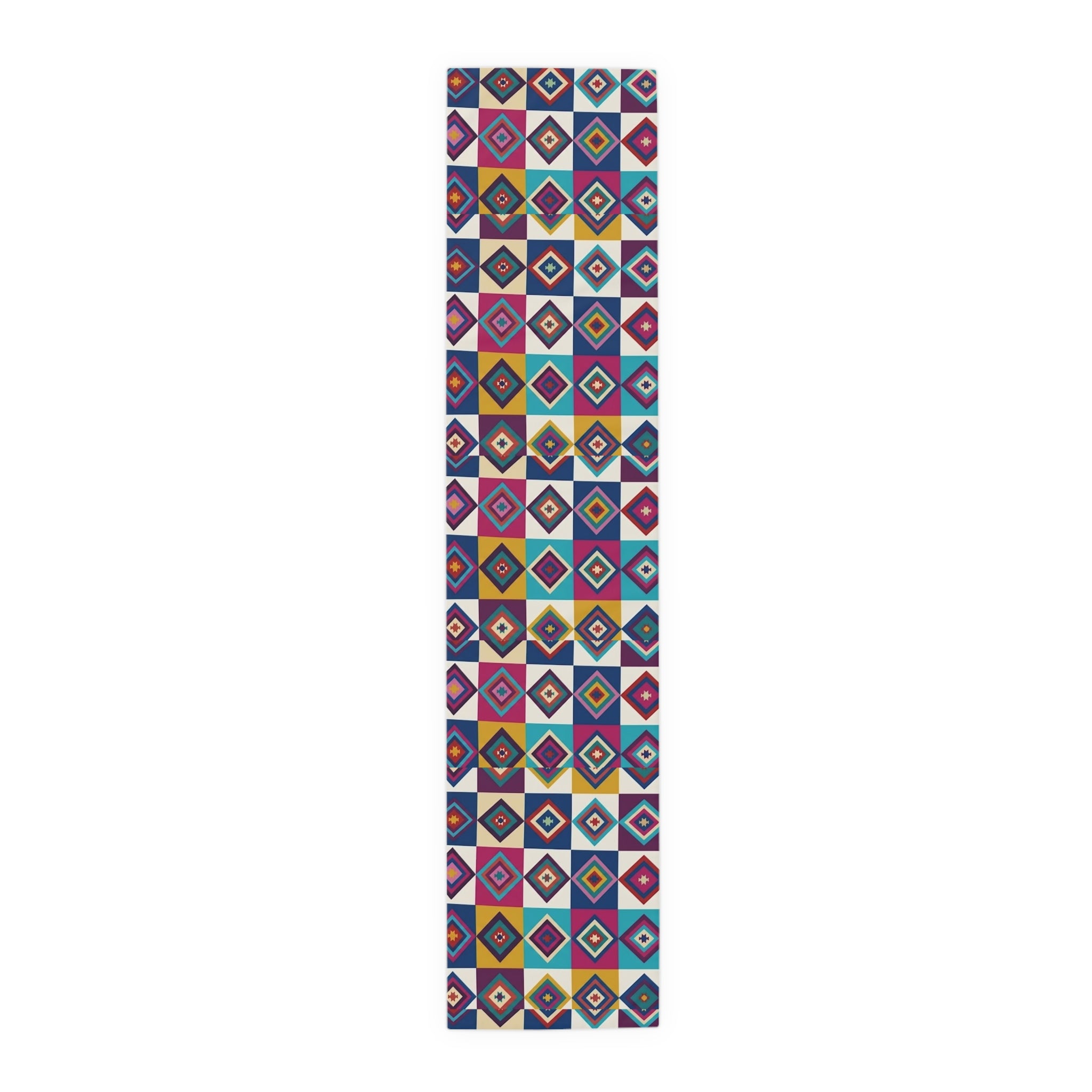 Southwestern Diamond Table Runner | Cotton Blue table runner