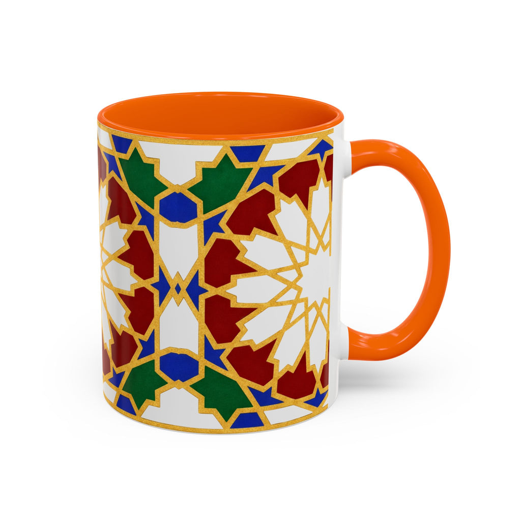 Geometric Moroccan Tile Mug | Accent Coffee Mug