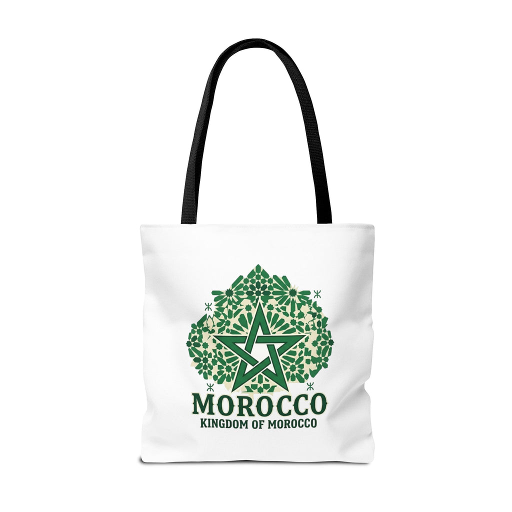 Morocco Star Emblem Tote Bag | Kingdom of Morocco Graphic Tote