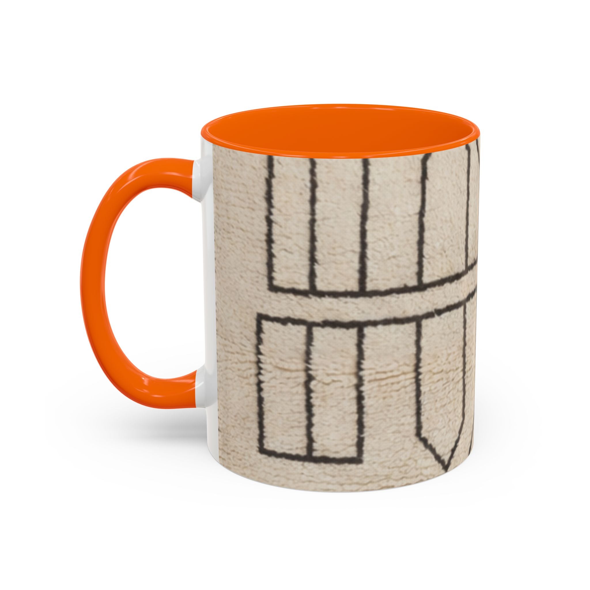 Neutral Geometric Pattern Mug | Accent Coffee Mug 11oz 15oz