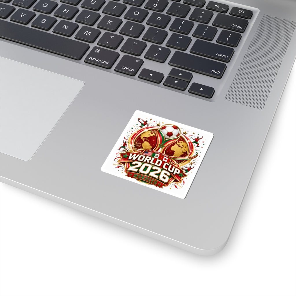 World Cup 2026 Morocco Football Team Sticker | Kiss-Cut Sticker