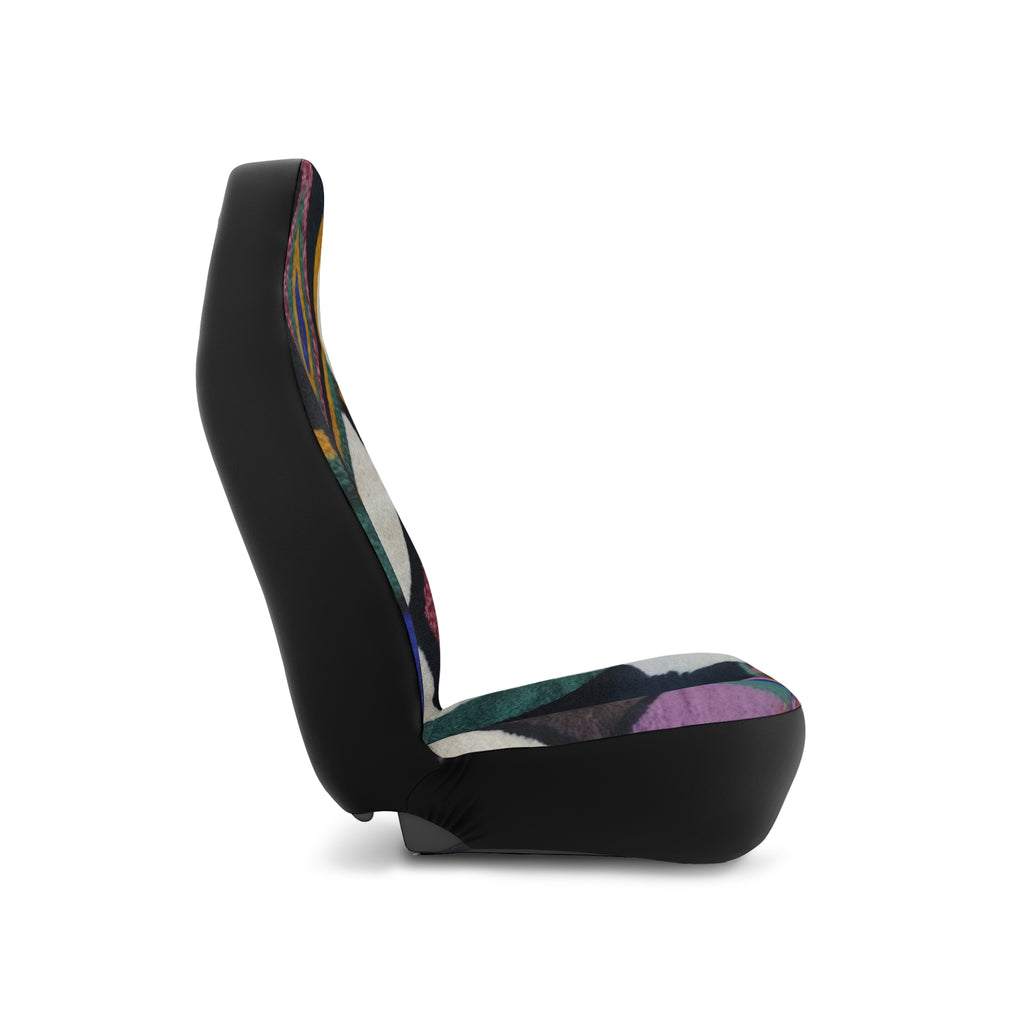 Abstract Geometric Pattern Car Seat Covers | Colorful Tribal Inspired Design