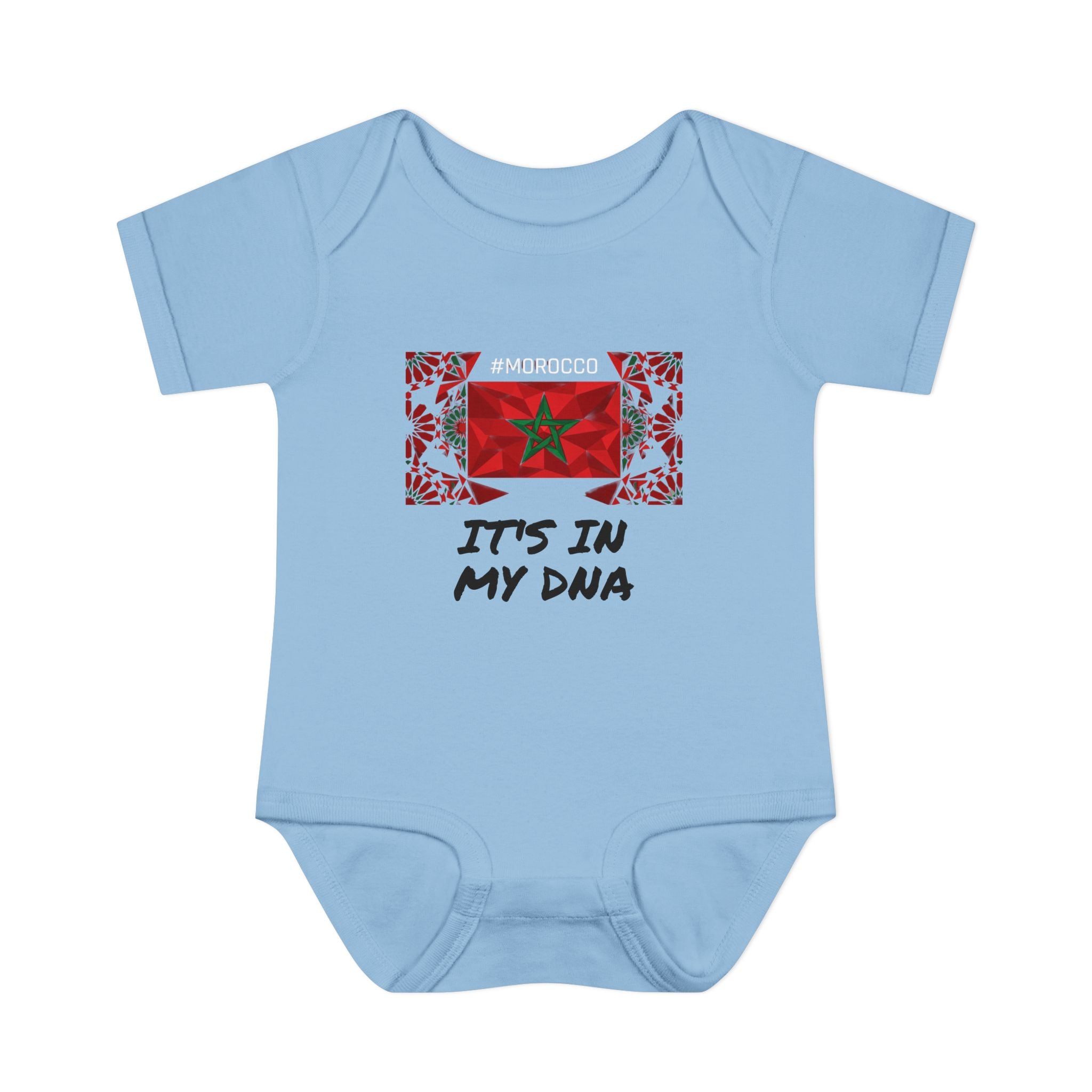 Cute Morocco Flag It's In My DNA Infant Bodysuit | Baby Onesie