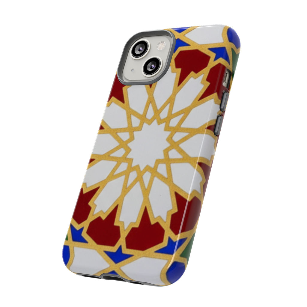 Geometric Moroccan Pattern Tough Case | Colorful Mosaic Phone Cover