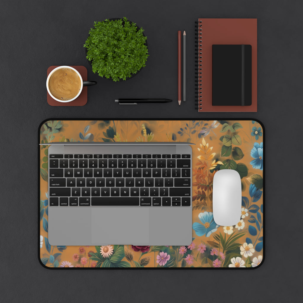 Floral Desk Mat | Desk Mat Aesthetic