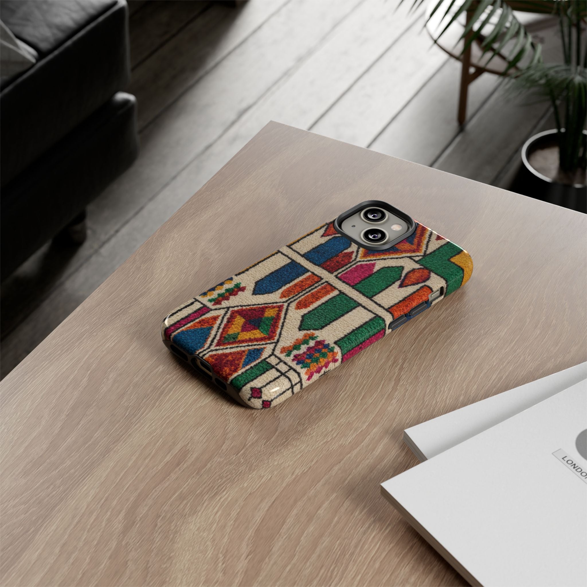 Colorful Moroccan Berber Pattern Phone Case | Tough Cases