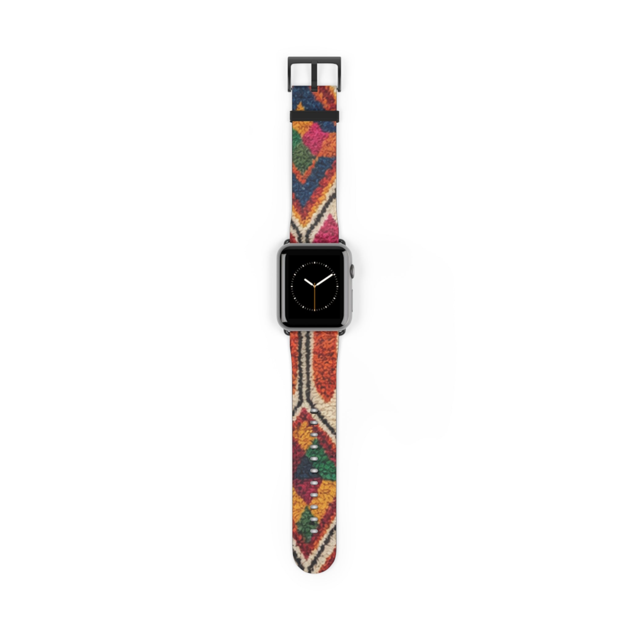 Boho Kilim Pattern Watch Band | Colorful Moroccan Berber Strap