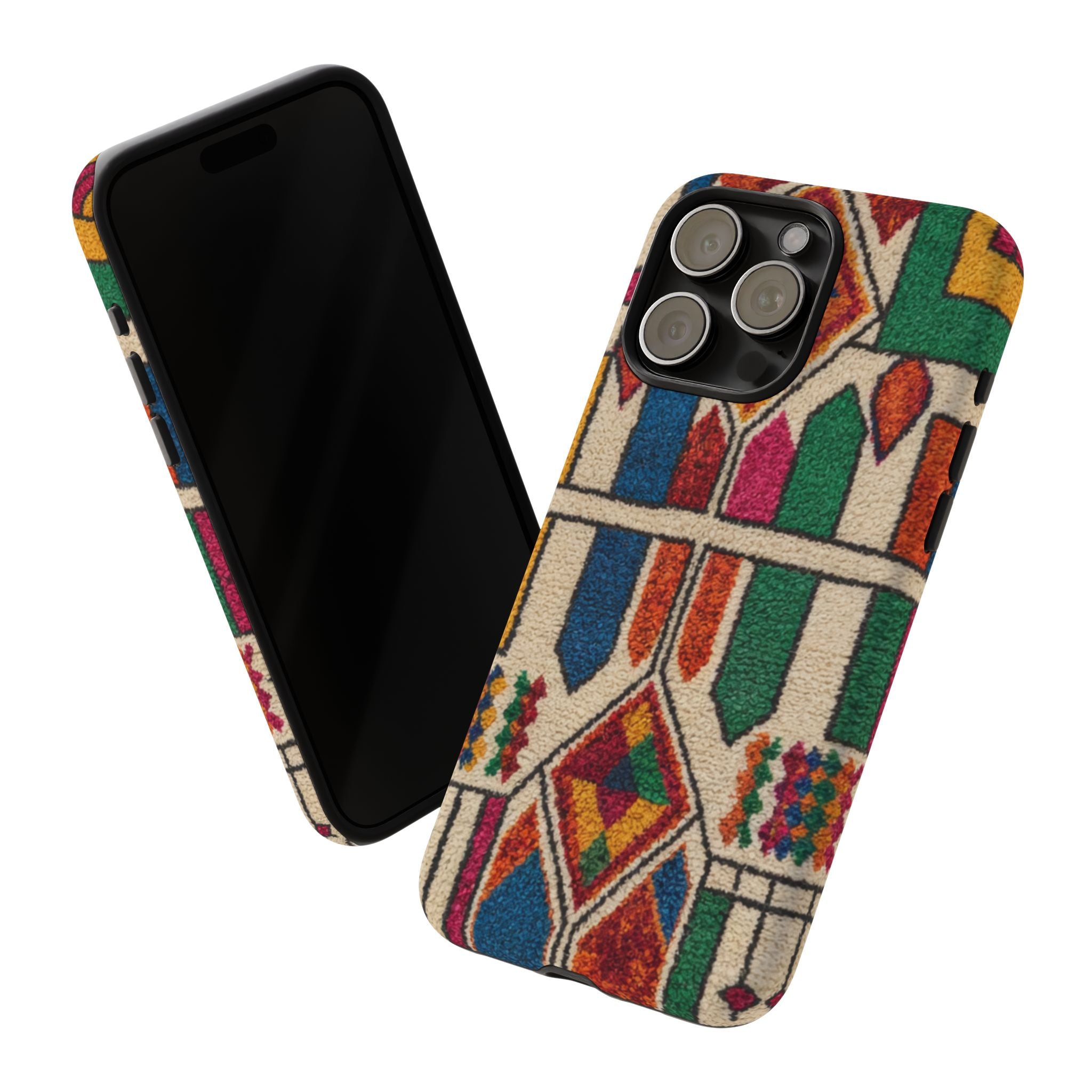 Colorful Moroccan Berber Pattern Phone Case | Tough Cases
