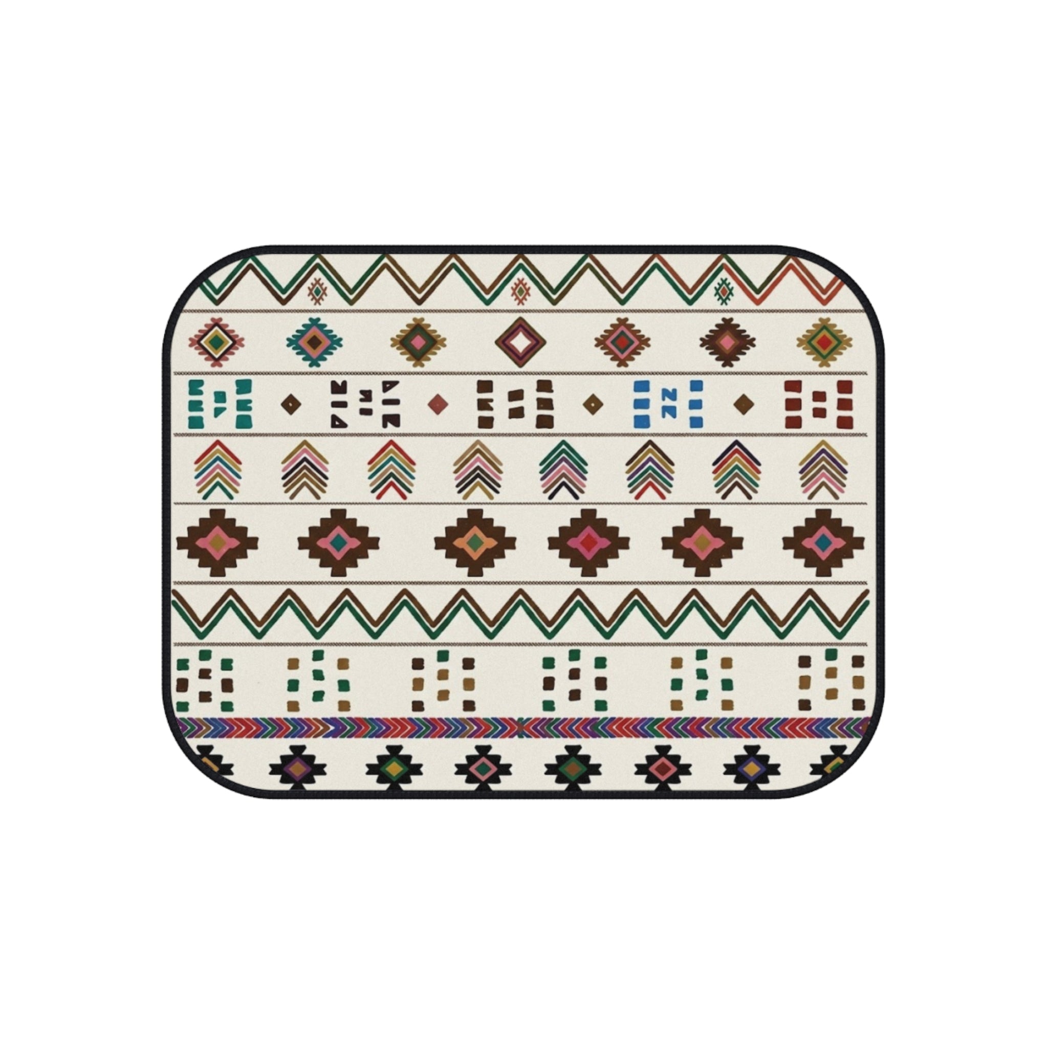 Southwestern Aztec Pattern Car Mats