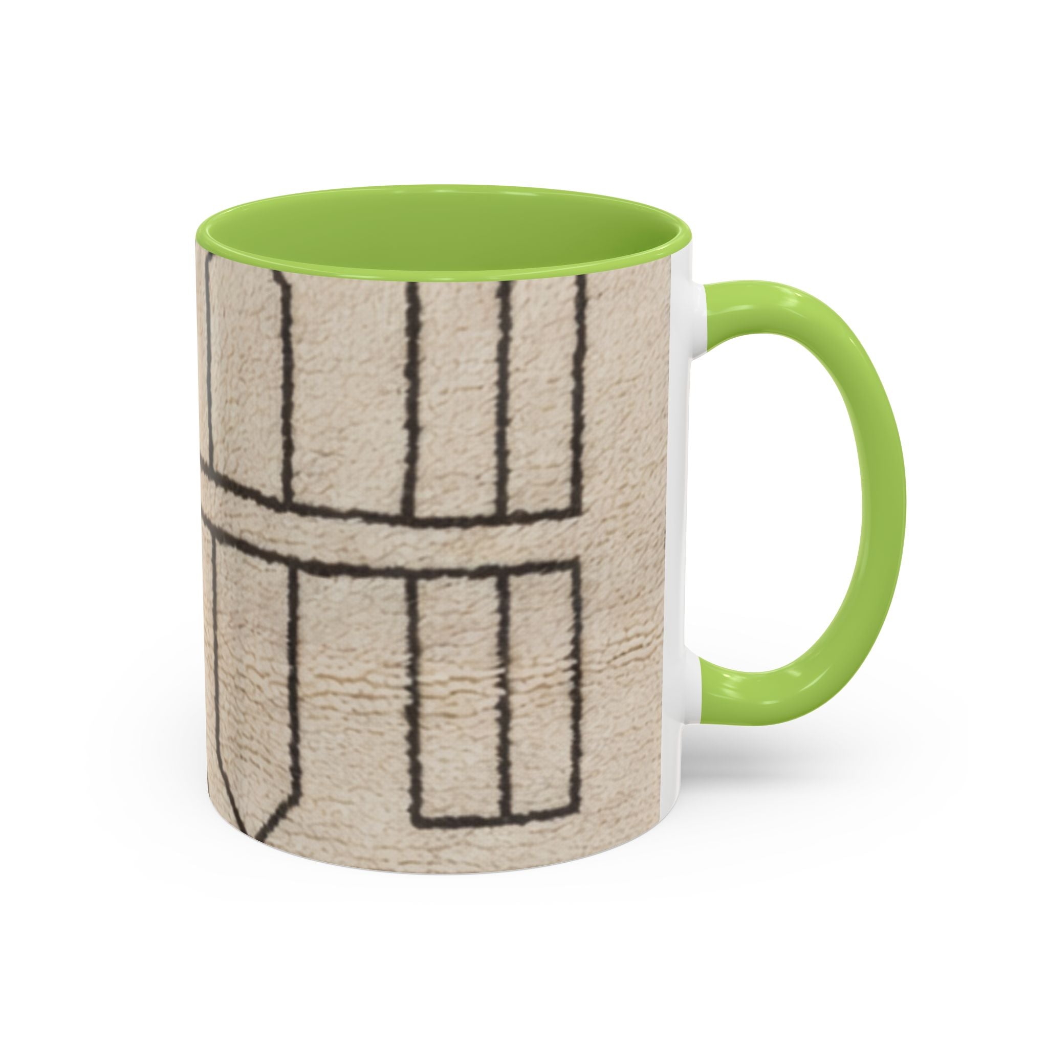 Neutral Geometric Pattern Mug | Accent Coffee Mug 11oz 15oz