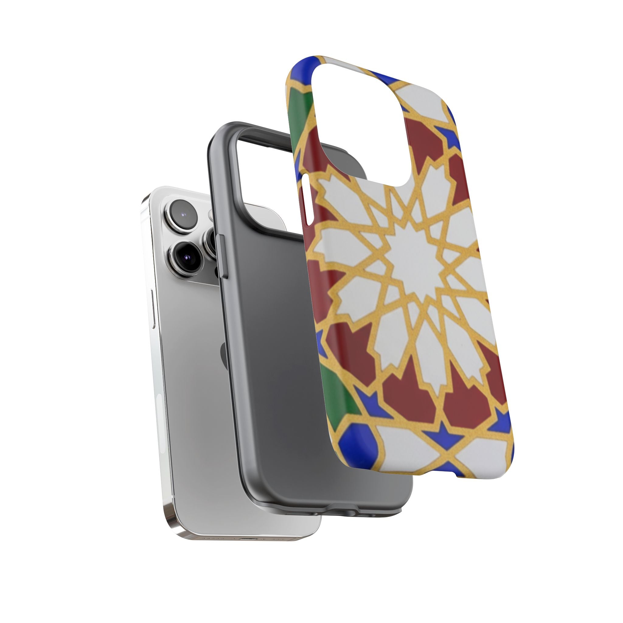 Geometric Moroccan Pattern Tough Case | Colorful Mosaic Phone Cover
