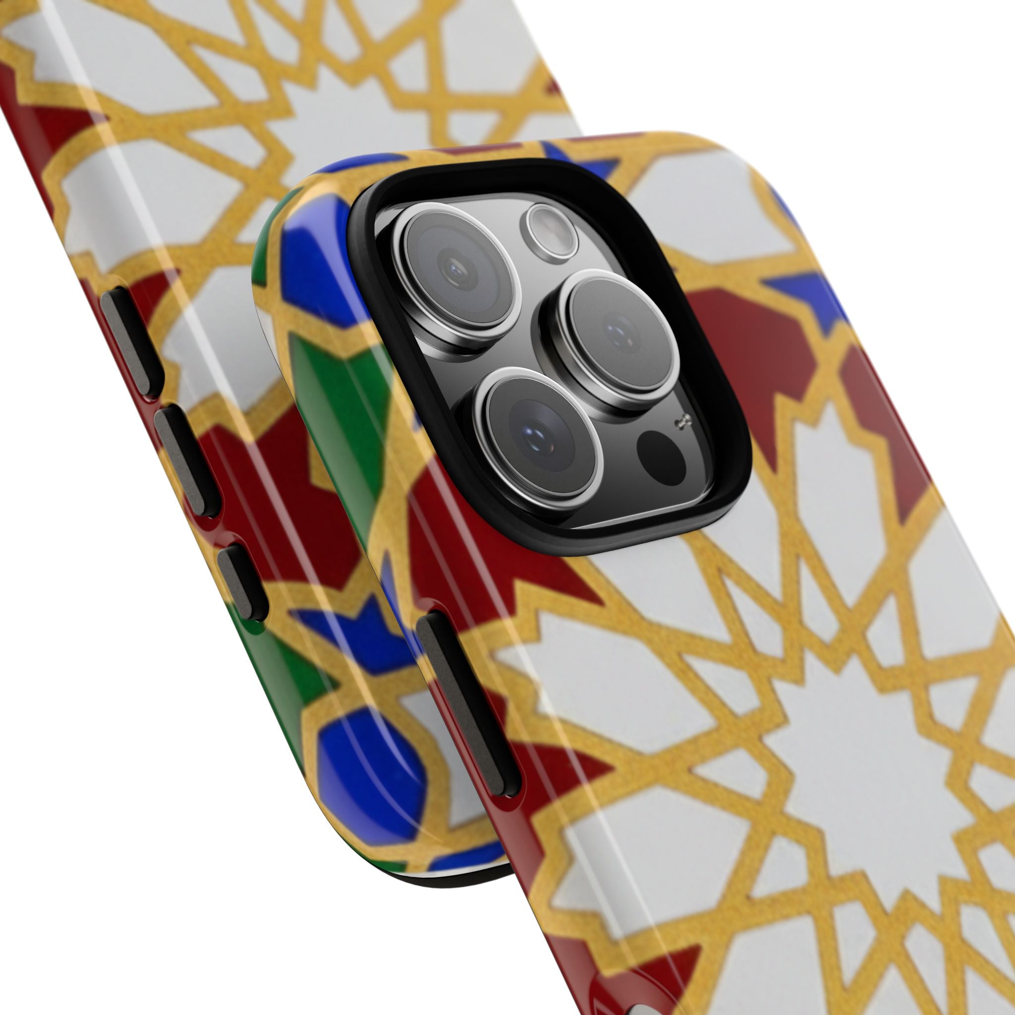 Geometric Moroccan Pattern Tough Case | Colorful Mosaic Phone Cover