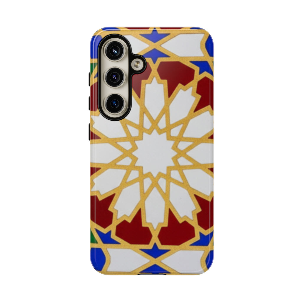 Geometric Moroccan Pattern Tough Case | Colorful Mosaic Phone Cover
