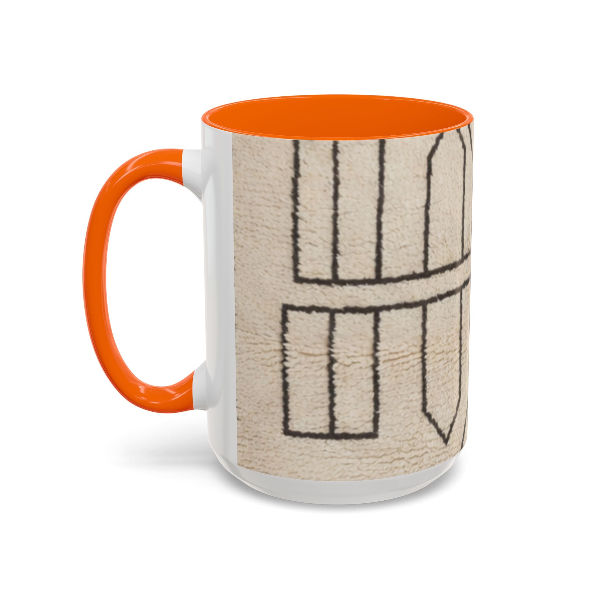 Neutral Geometric Pattern Mug | Accent Coffee Mug 11oz 15oz