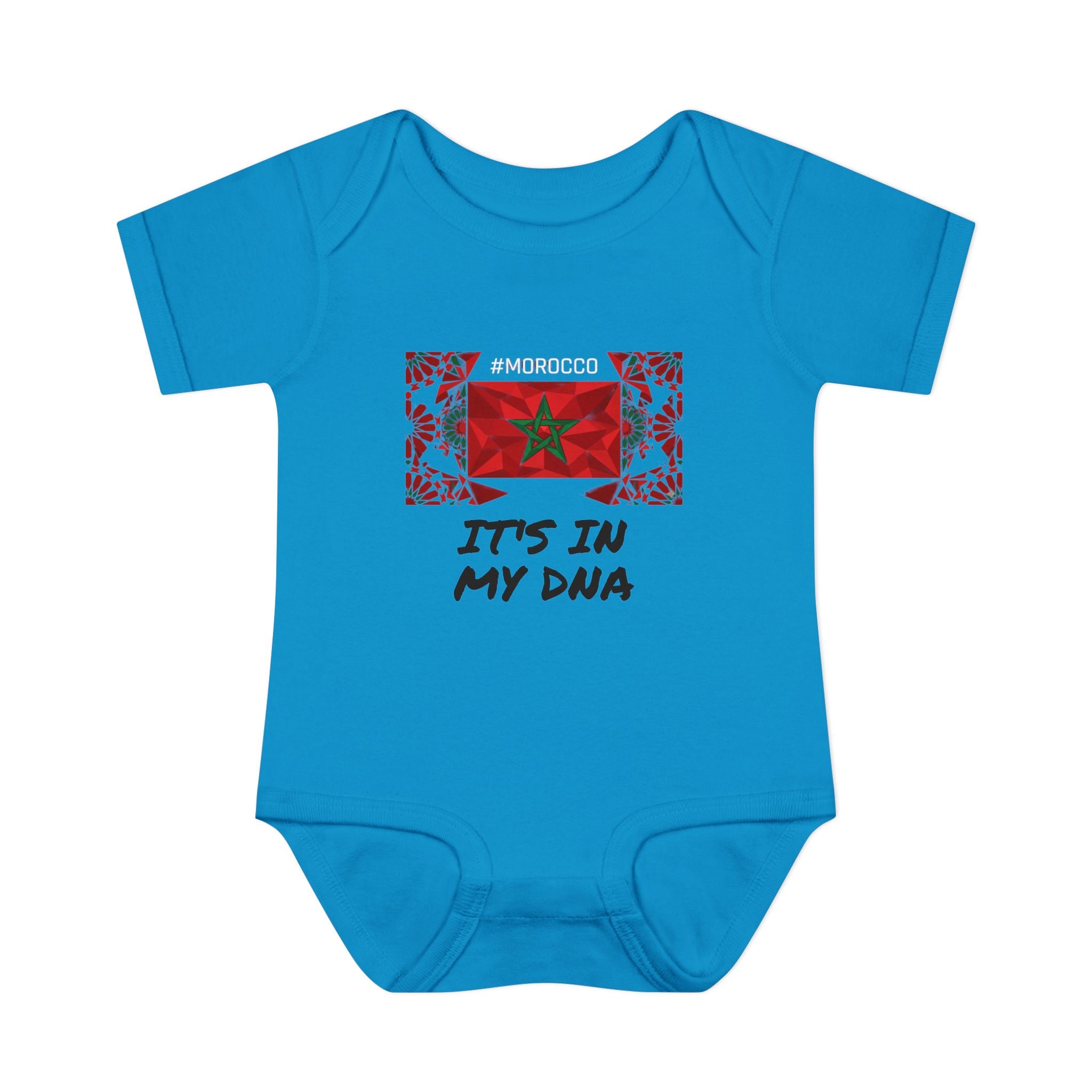 Cute Morocco Flag It's In My DNA Infant Bodysuit | Baby Onesie
