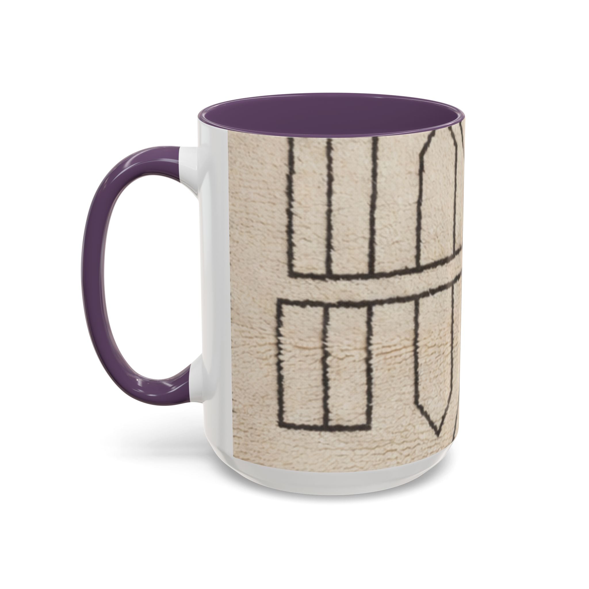 Neutral Geometric Pattern Mug | Accent Coffee Mug 11oz 15oz