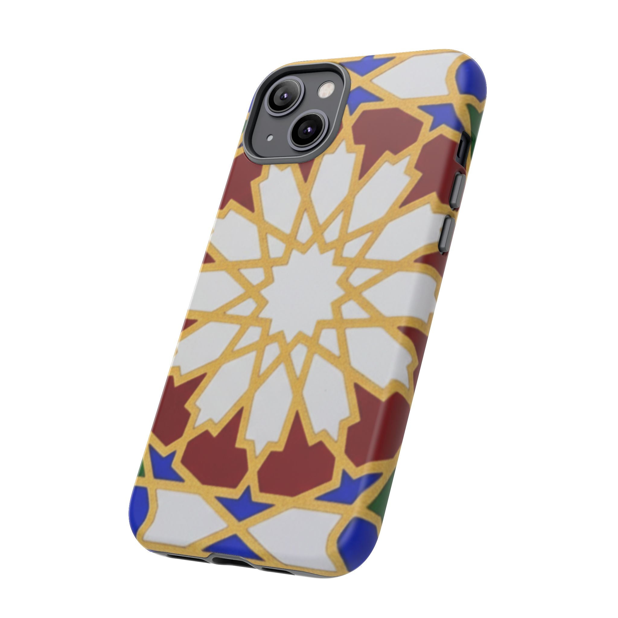 Geometric Moroccan Pattern Tough Case | Colorful Mosaic Phone Cover