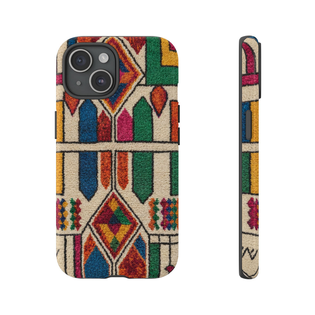Colorful Moroccan Berber Pattern Phone Case | Tough Cases