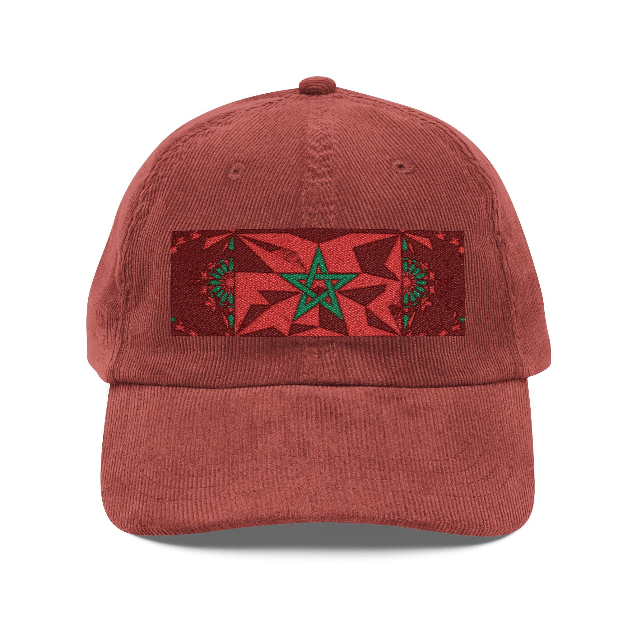 Vintage Morocco flag Cap | Corduroy Baseball Hat
