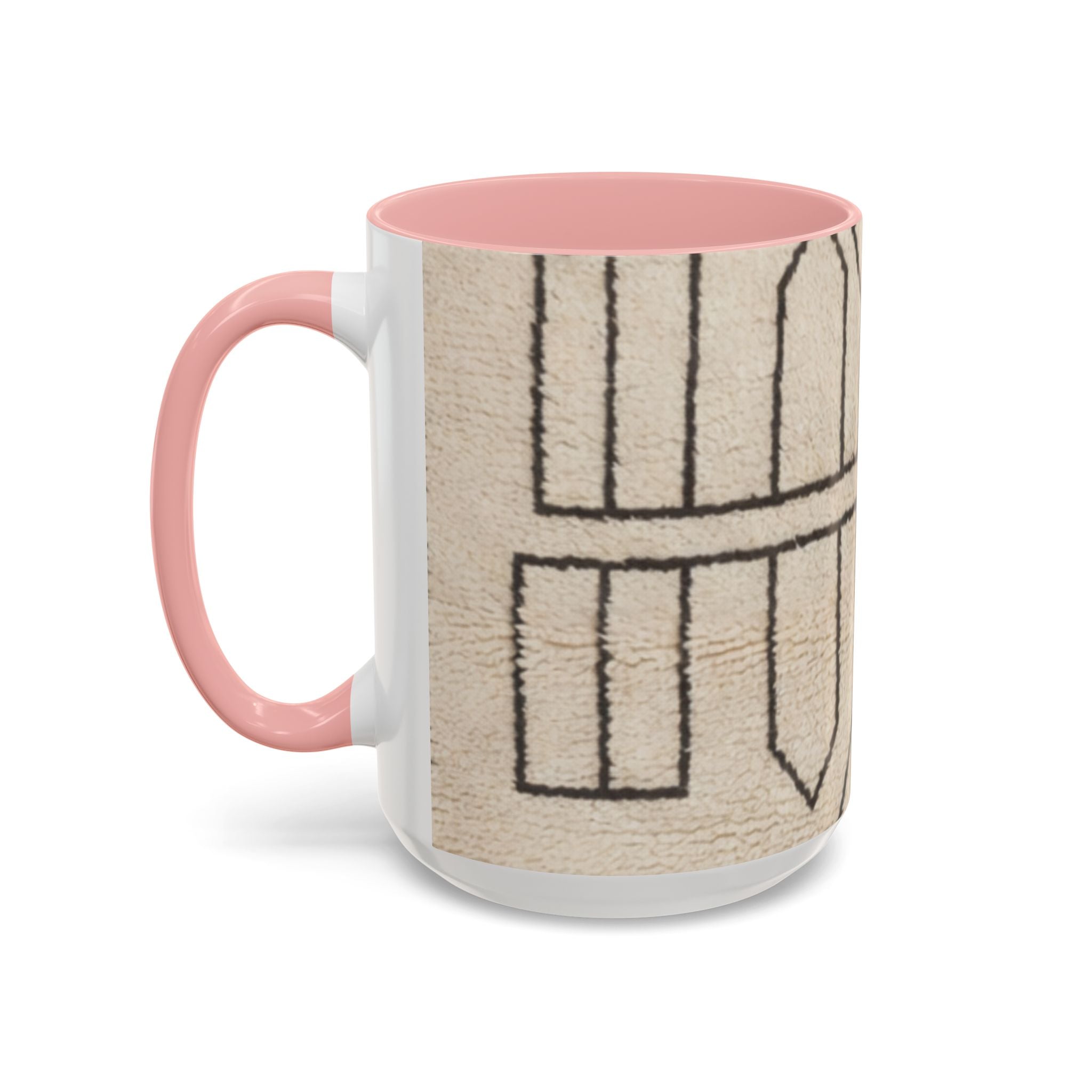Neutral Geometric Pattern Mug | Accent Coffee Mug 11oz 15oz