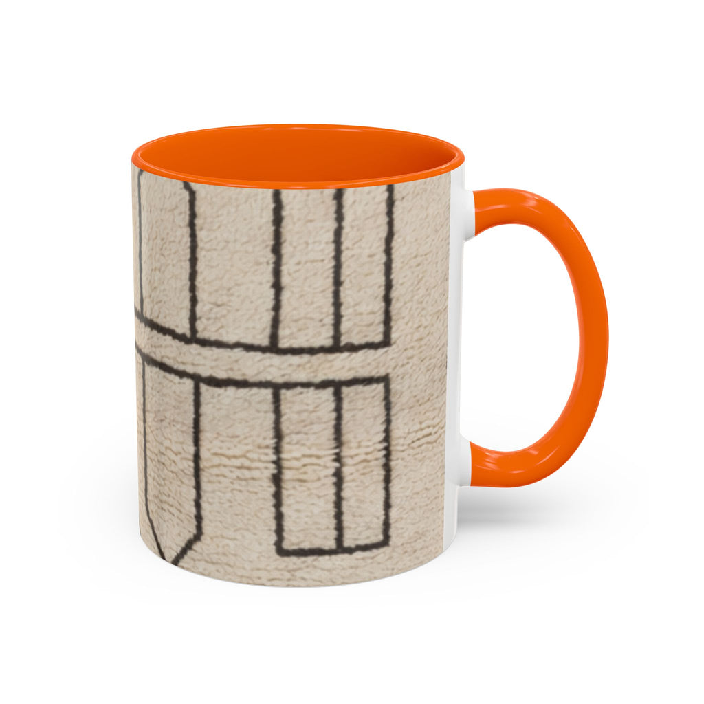 Neutral Geometric Pattern Mug | Accent Coffee Mug 11oz 15oz