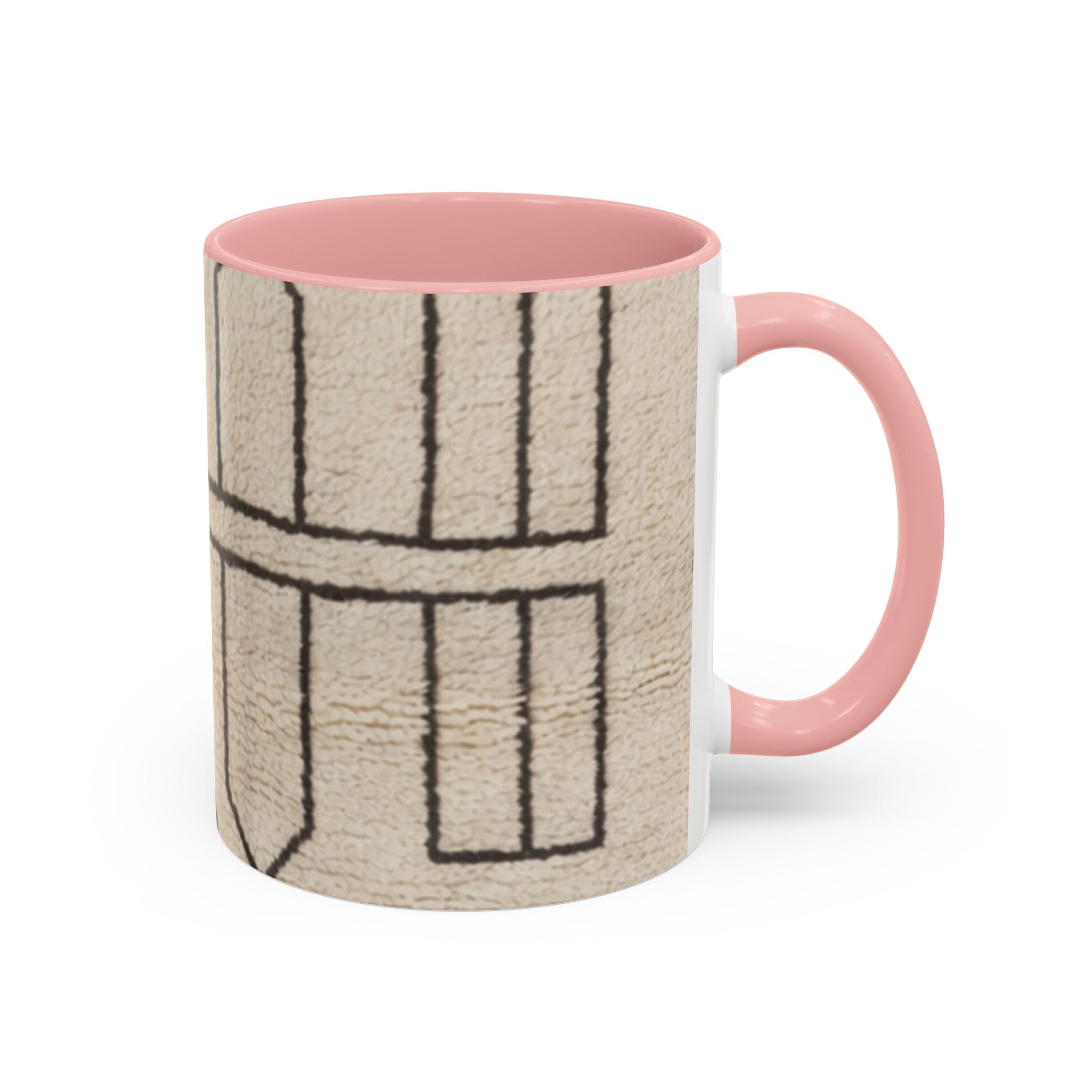 Neutral Geometric Pattern Mug | Accent Coffee Mug 11oz 15oz