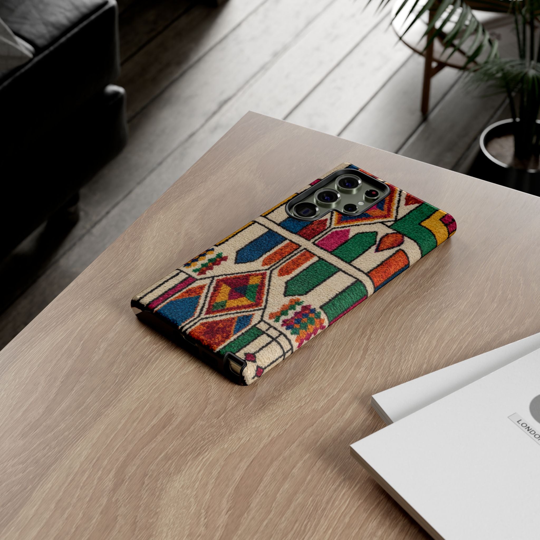 Colorful Moroccan Berber Pattern Phone Case | Tough Cases