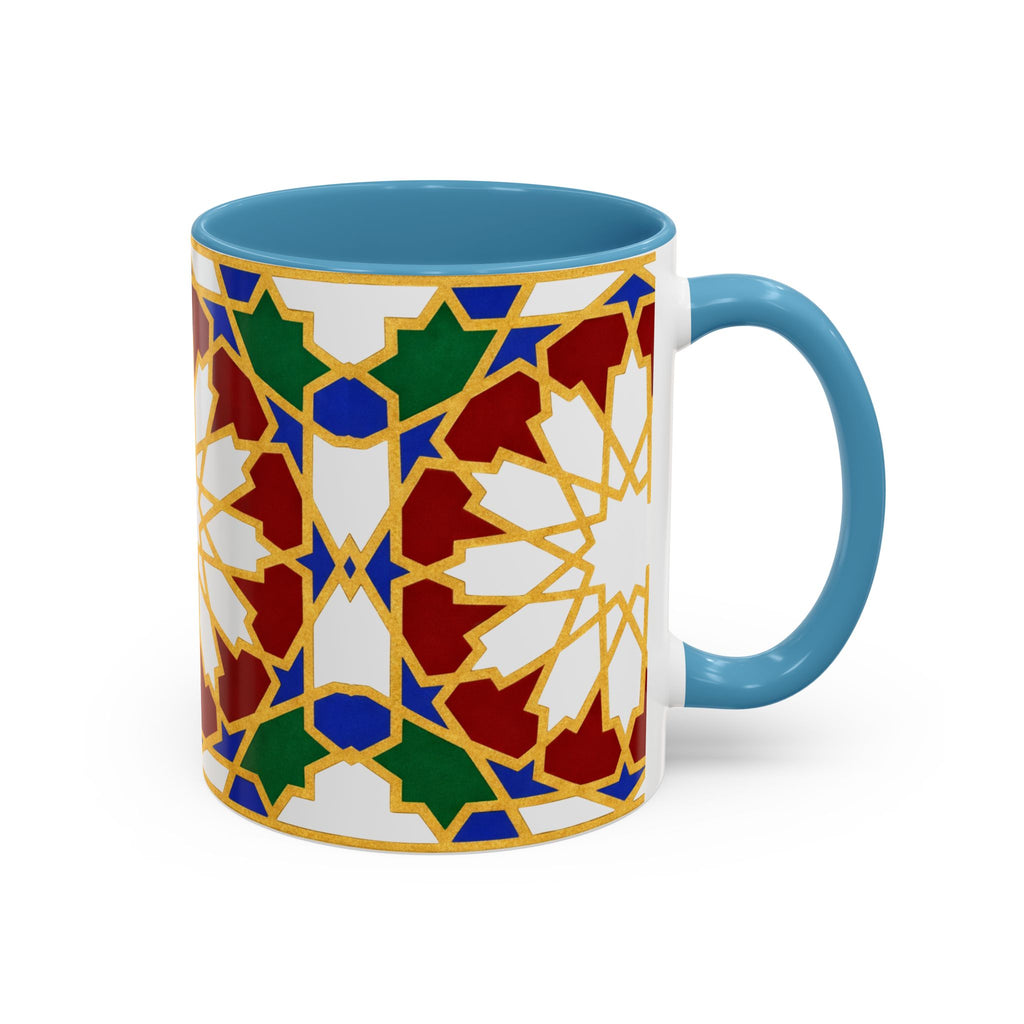 Geometric Moroccan Tile Mug | Accent Coffee Mug