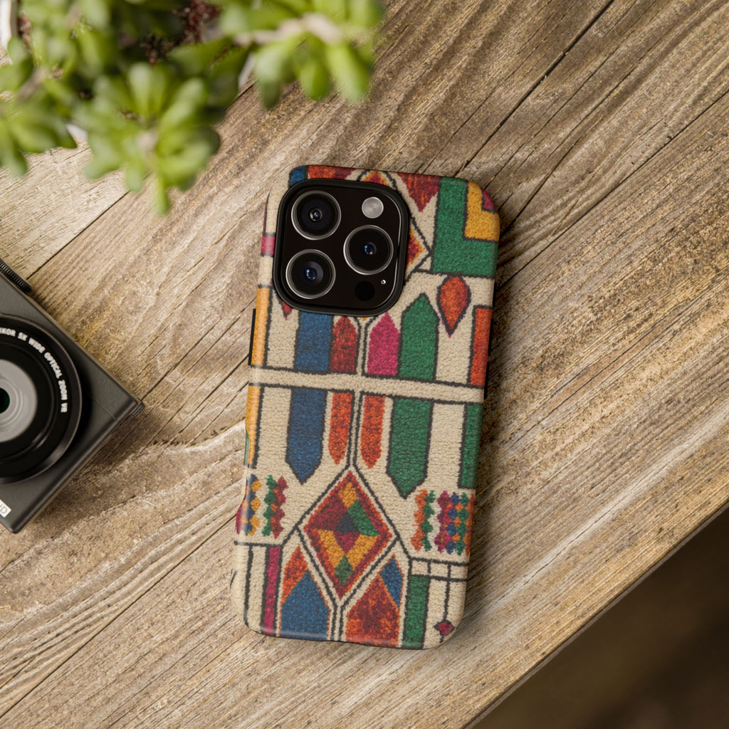 Colorful Moroccan Berber Pattern Phone Case | Tough Cases