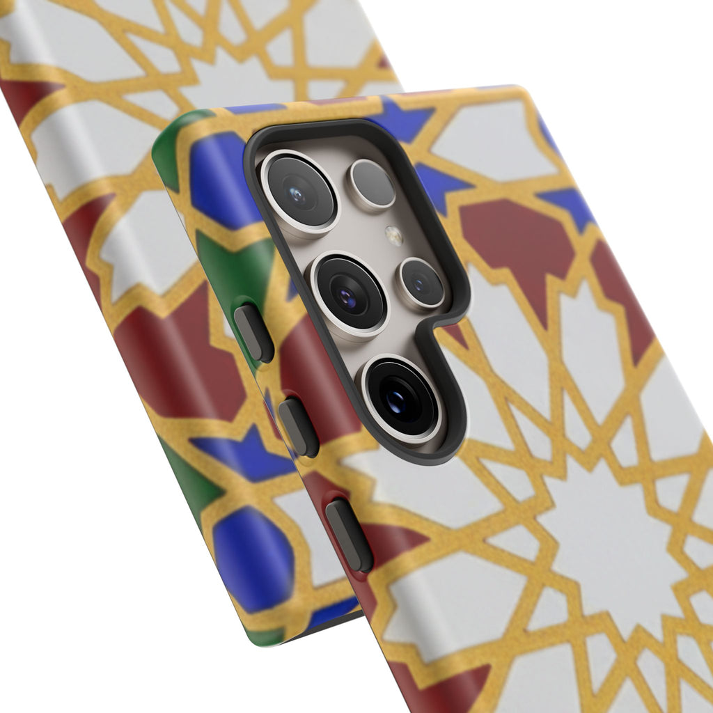 Geometric Moroccan Pattern Tough Case | Colorful Mosaic Phone Cover