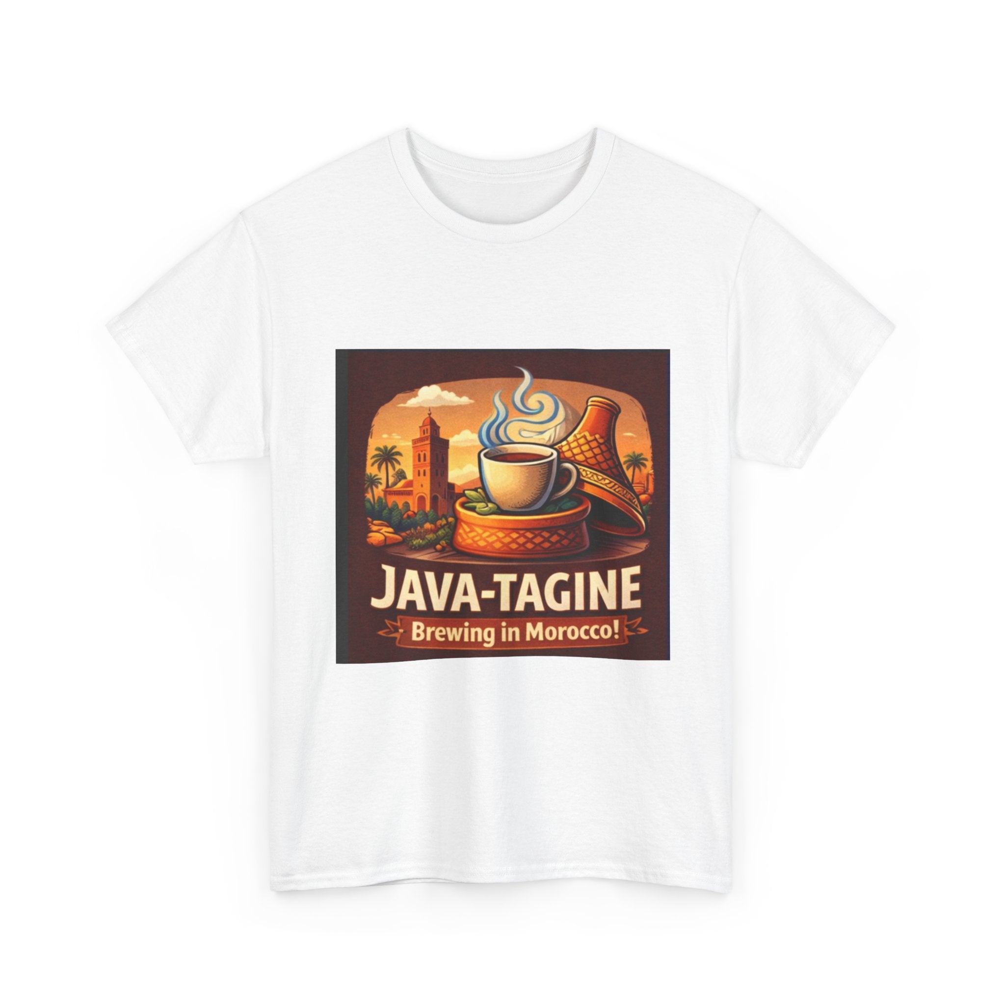 Java-Tagine Marrakech Graphic Tee | Moroccan Travel Tshirt