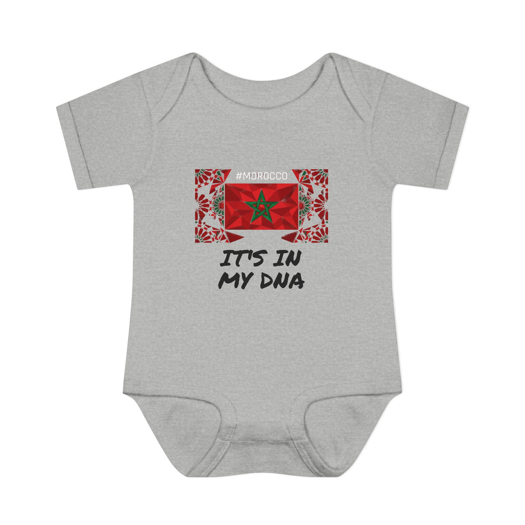 Cute Morocco Flag It's In My DNA Infant Bodysuit | Baby Onesie