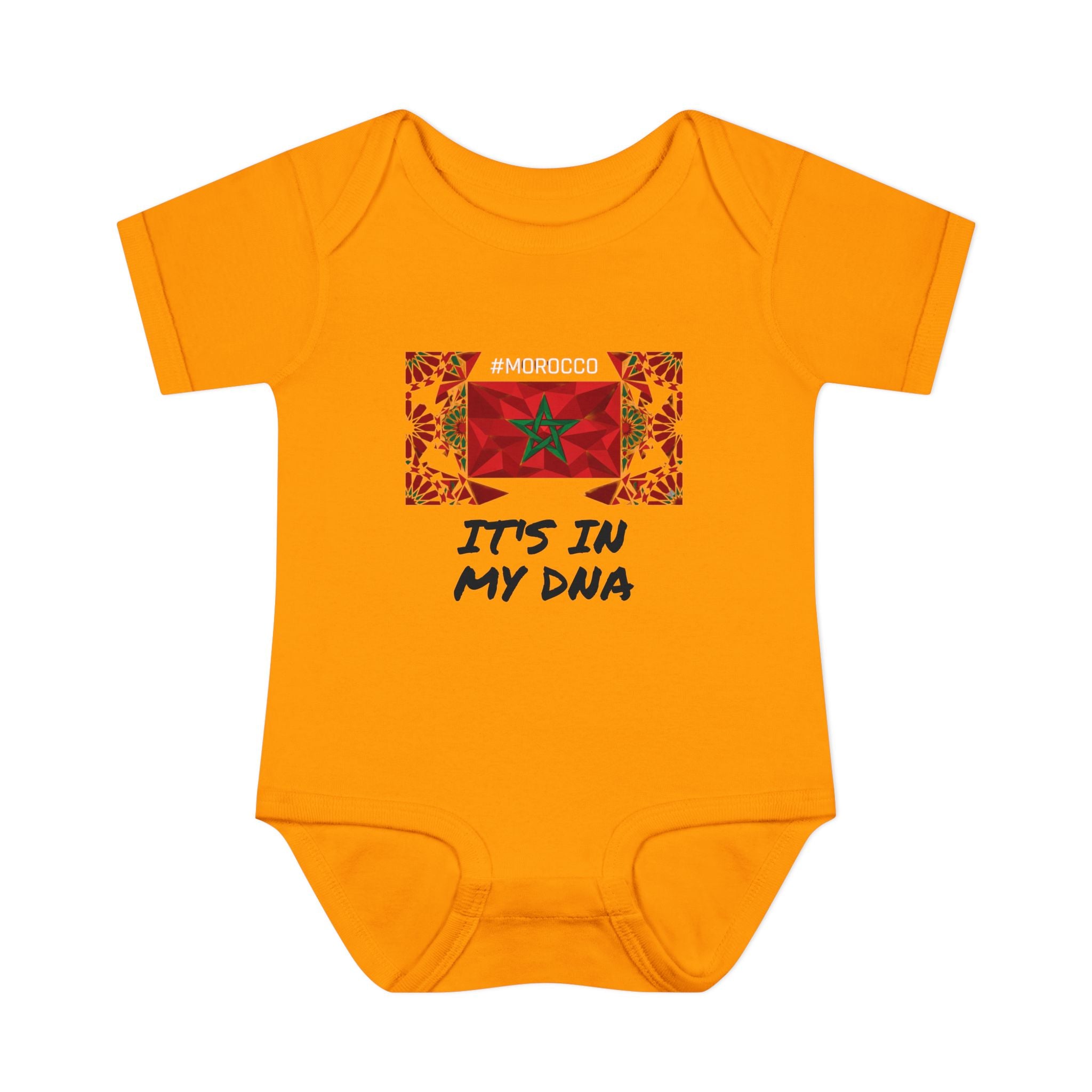 Cute Morocco Flag It's In My DNA Infant Bodysuit | Baby Onesie