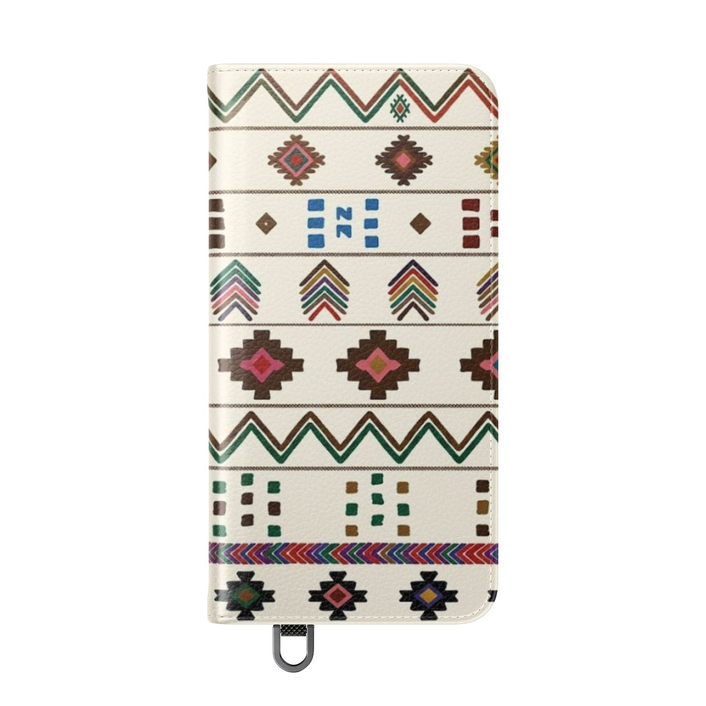 Southwestern Aztec Pattern Flip Case | Tribal Phone Wallet, Card Slots
