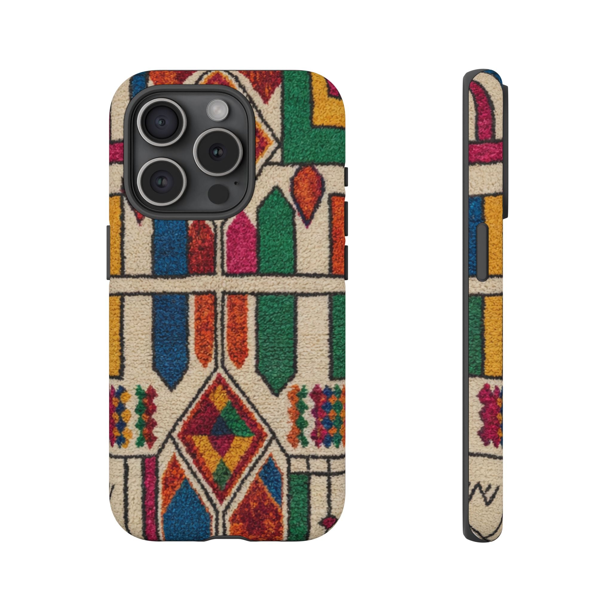 Colorful Moroccan Berber Pattern Phone Case | Tough Cases
