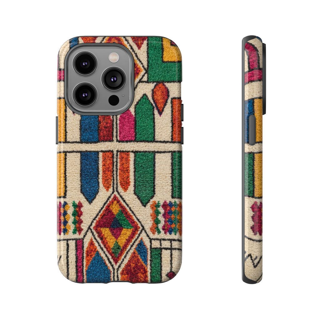 Colorful Moroccan Berber Pattern Phone Case | Tough Cases