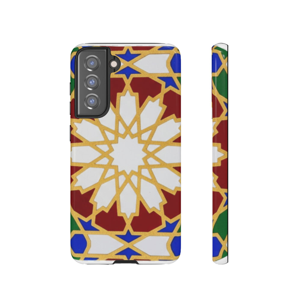 Geometric Moroccan Pattern Tough Case | Colorful Mosaic Phone Cover