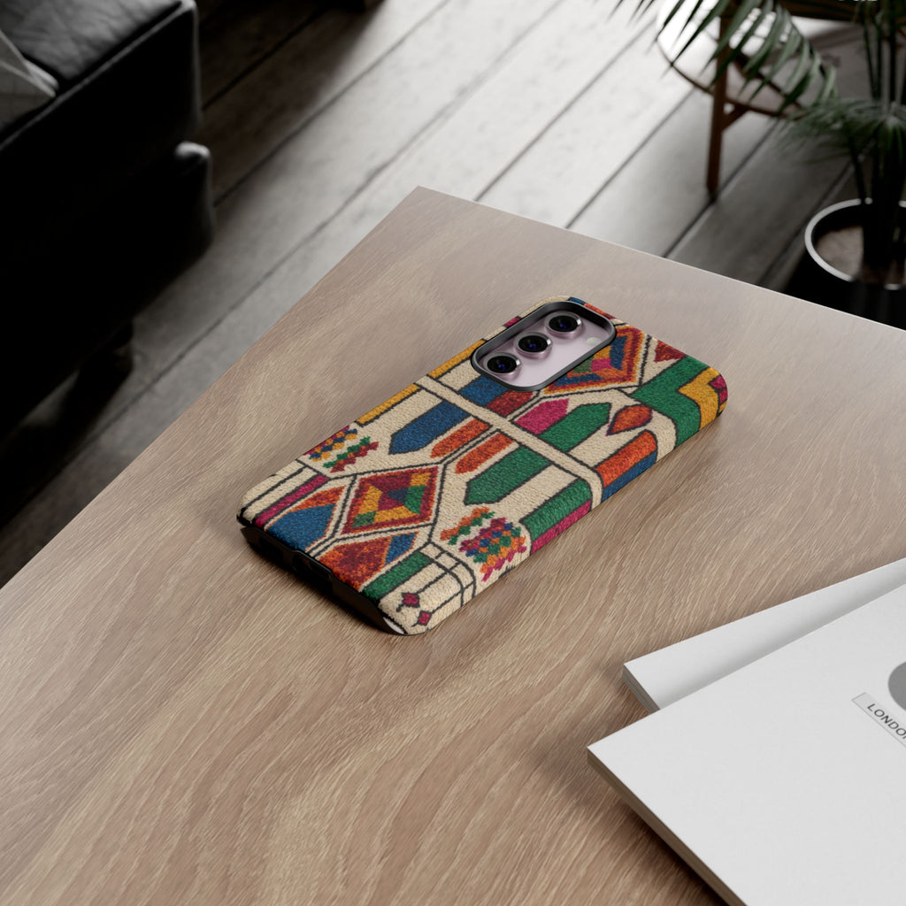 Colorful Moroccan Berber Pattern Phone Case | Tough Cases