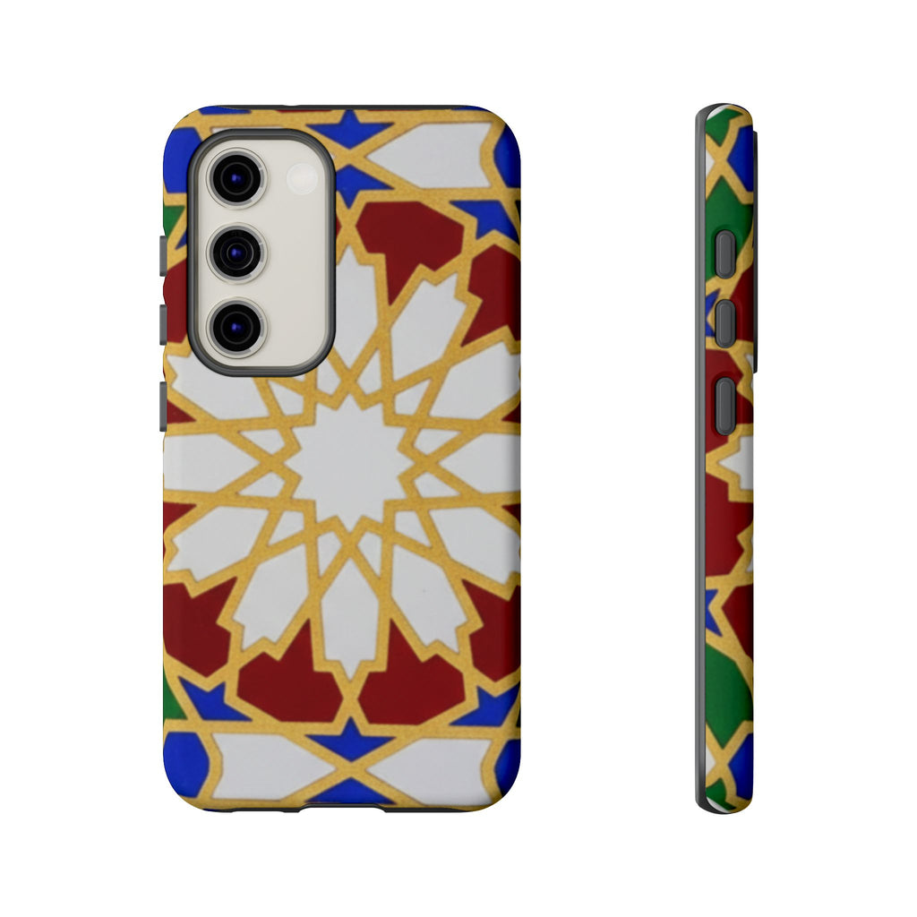 Geometric Moroccan Pattern Tough Case | Colorful Mosaic Phone Cover