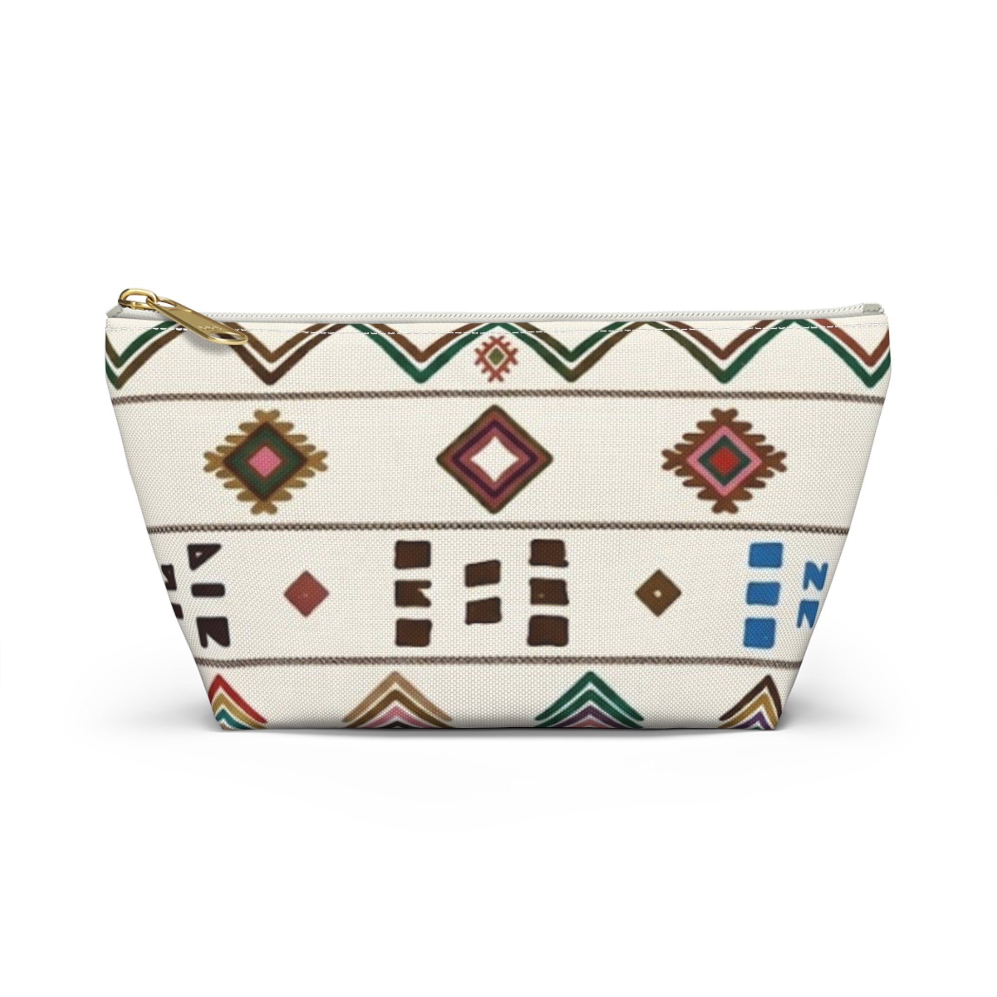 Boho Aztec Pattern Accessory Pouch | TBottom Makeup Bag