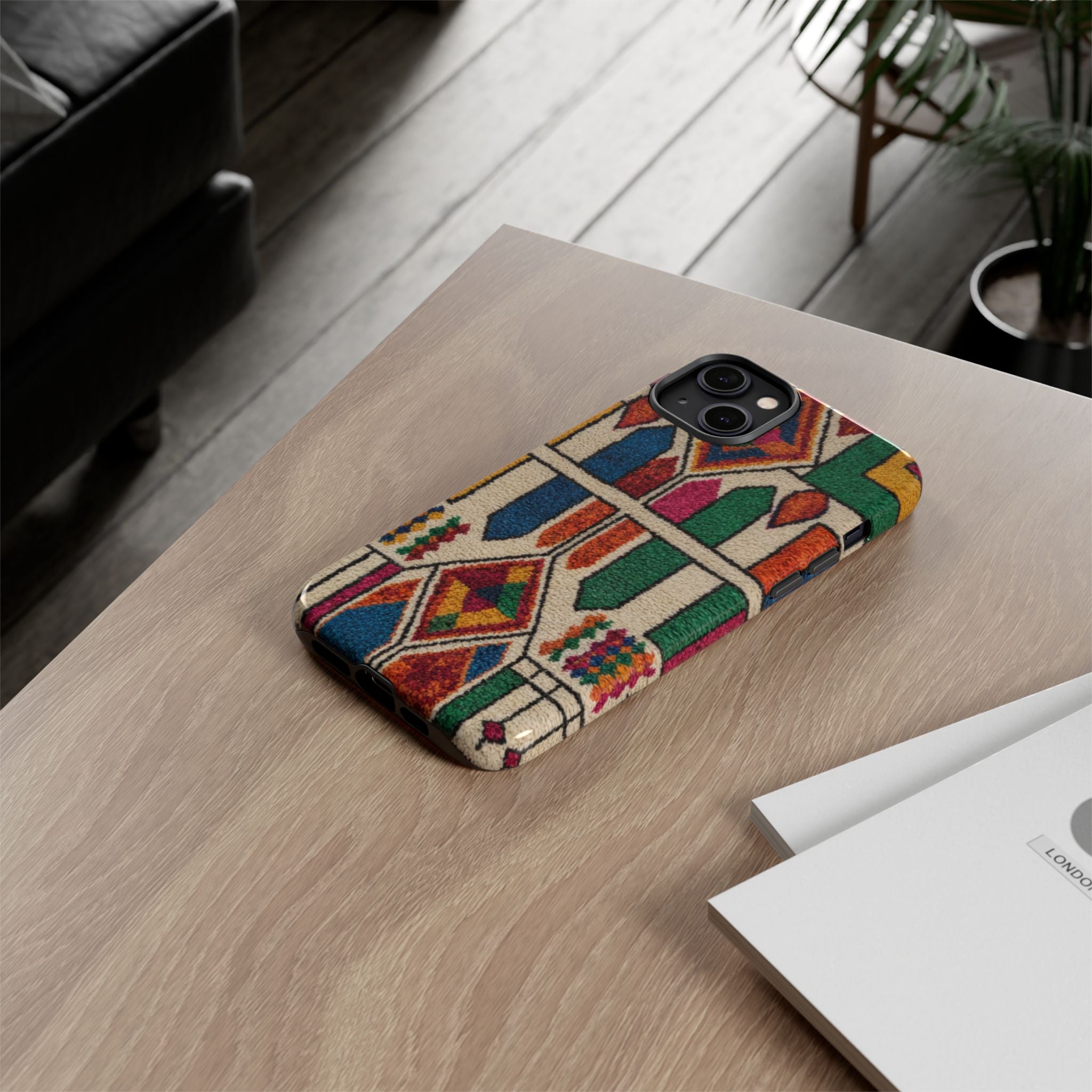Colorful Moroccan Berber Pattern Phone Case | Tough Cases
