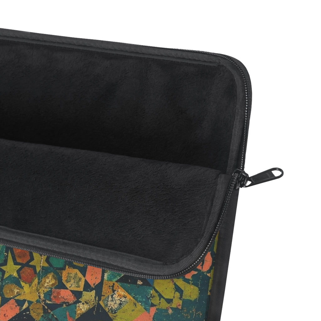 Colorful Geometric Mandala Laptop Sleeve | Boho Aztec Pattern