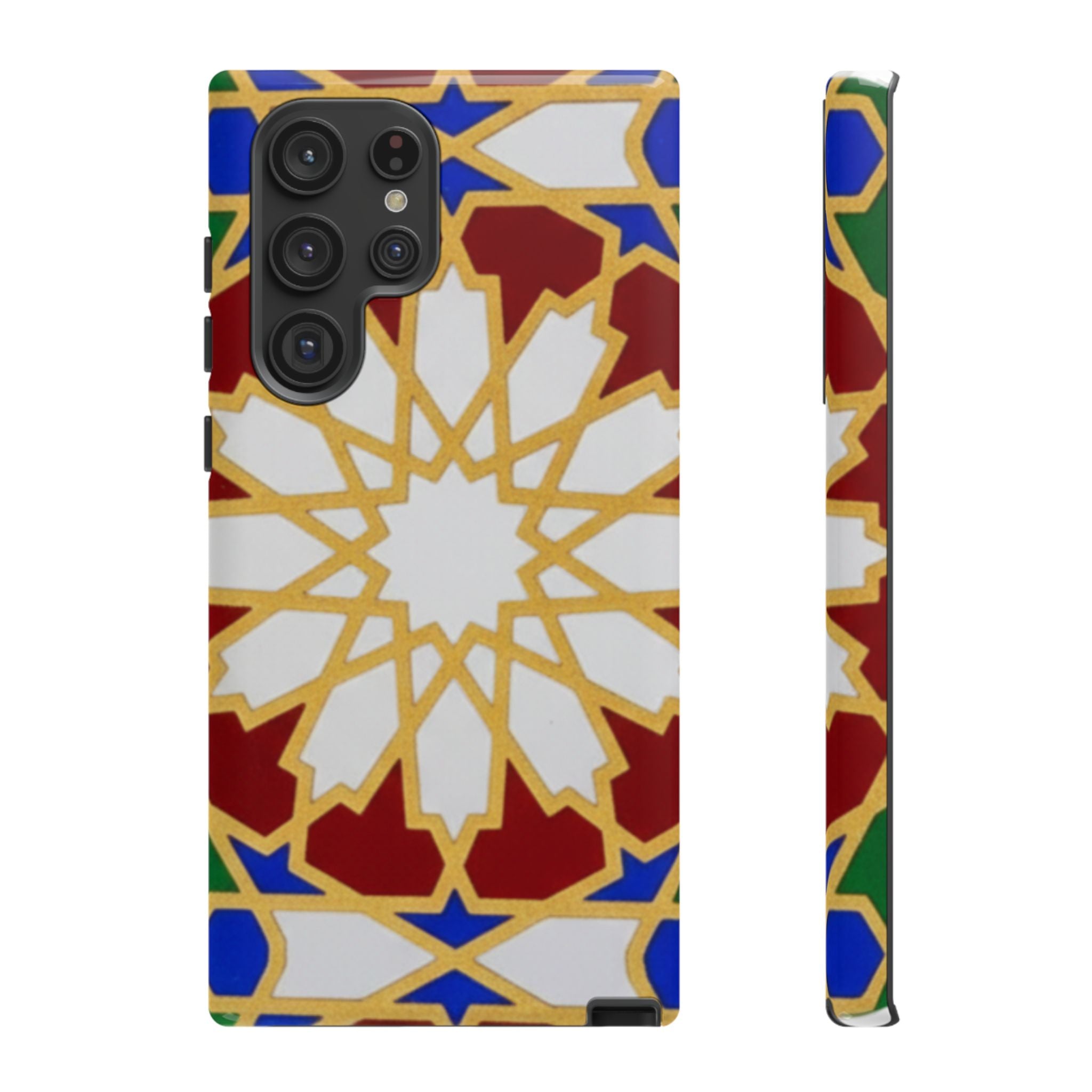 Geometric Moroccan Pattern Tough Case | Colorful Mosaic Phone Cover