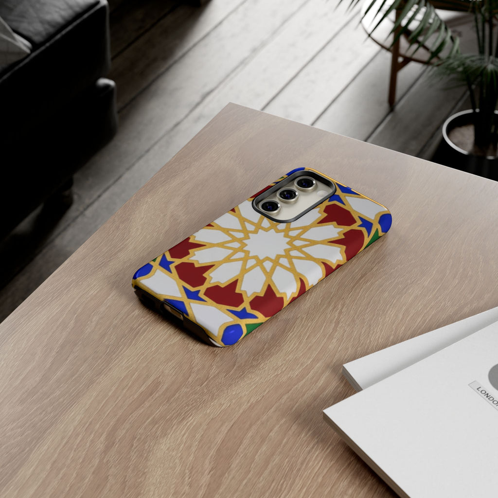 Geometric Moroccan Pattern Tough Case | Colorful Mosaic Phone Cover