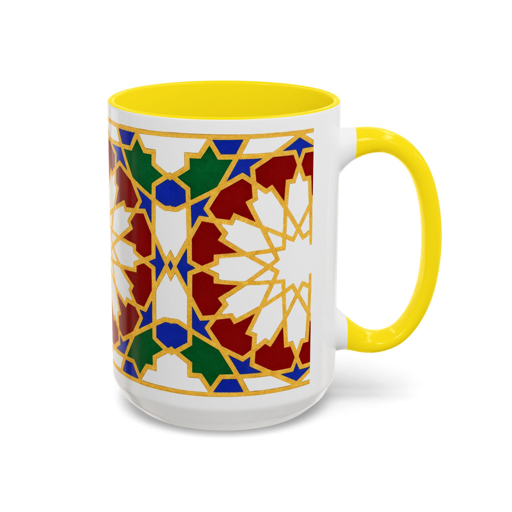 Geometric Moroccan Tile Mug | Accent Coffee Mug