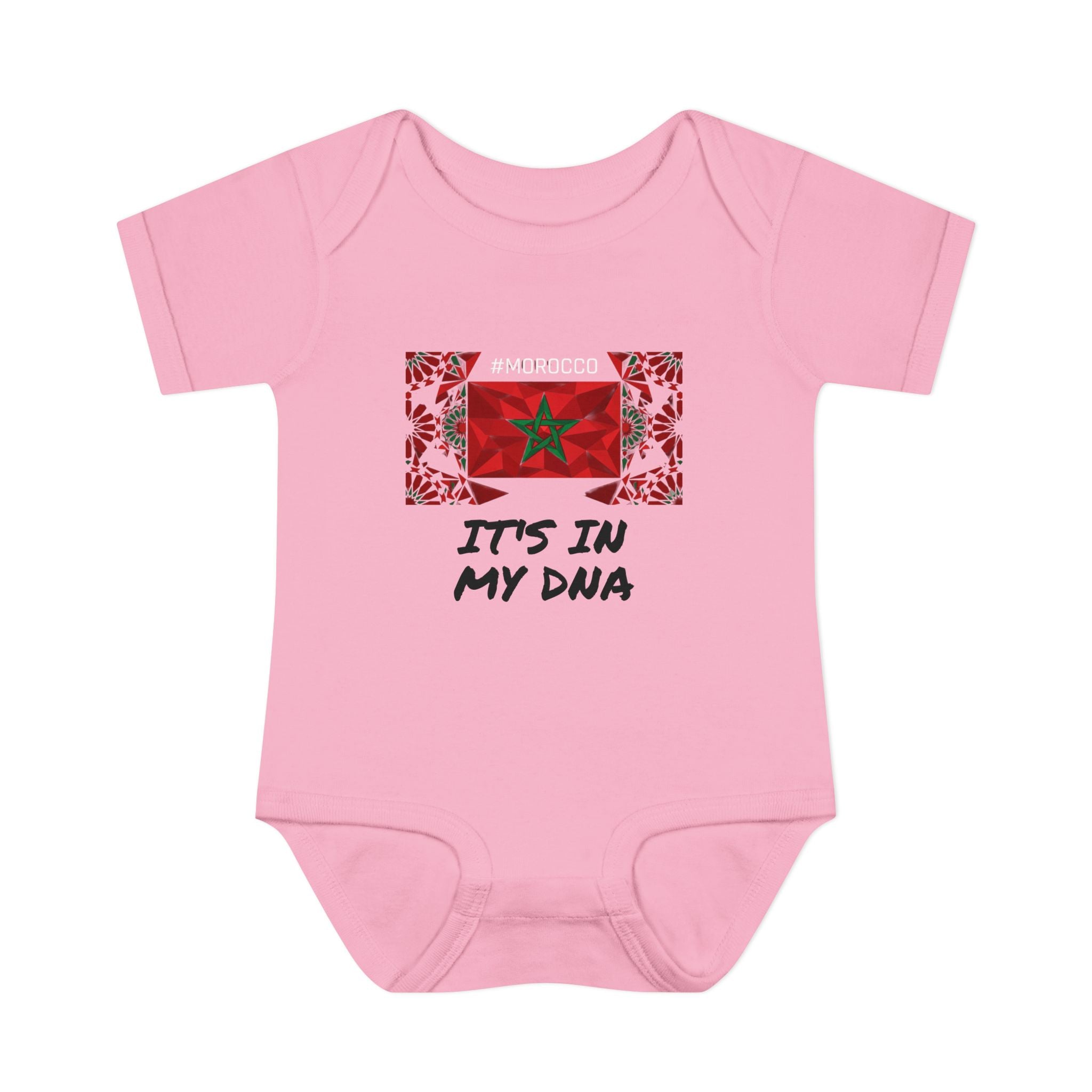 Cute Morocco Flag It's In My DNA Infant Bodysuit | Baby Onesie