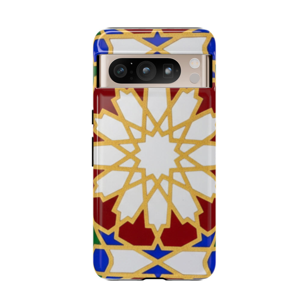 Geometric Moroccan Pattern Tough Case | Colorful Mosaic Phone Cover