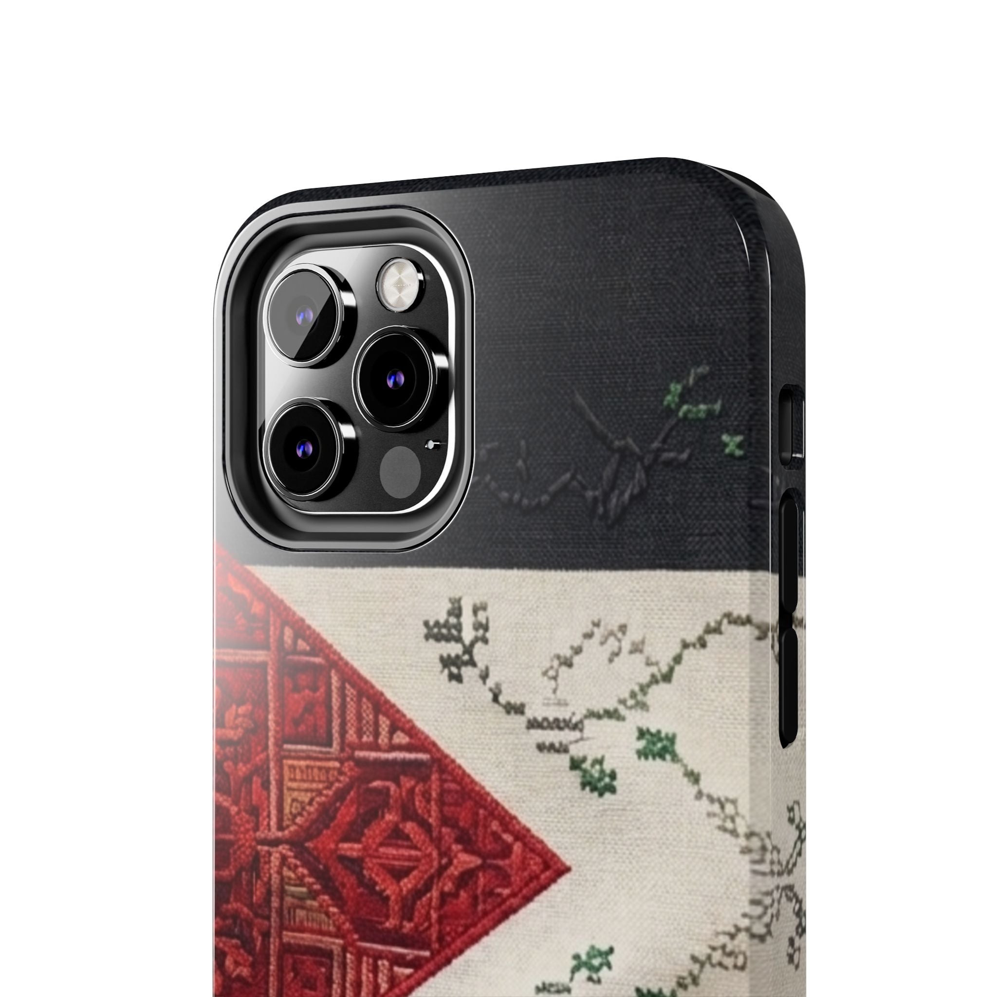 Palestine Flag Pattern Tough Phone Case | Palestine Textile Design