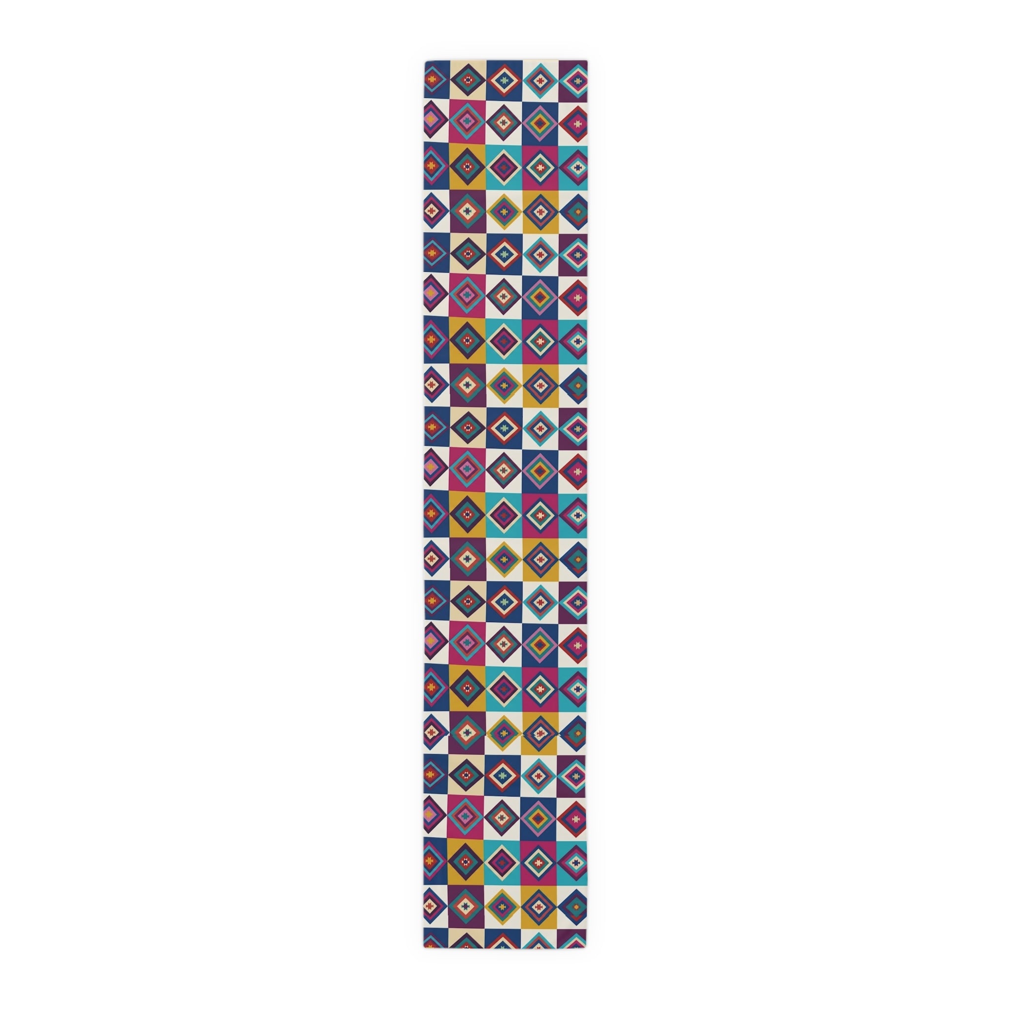 Southwestern Diamond Table Runner | Cotton Blue table runner